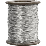 Cordon Creativ company, épaisseur 0,5 mm, argent, 100 m 1 rouleau