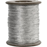 Cordon Creativ company, épaisseur 0,5 mm, argent, 100 m 1 rouleau