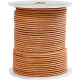 Cordon en cuir Creativ company, épaisseur 2 mm, beige, 50 m 1 rouleau