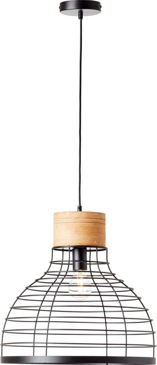 Brilliant avia - suspension - e27 max 1x40w - couleur bois noir