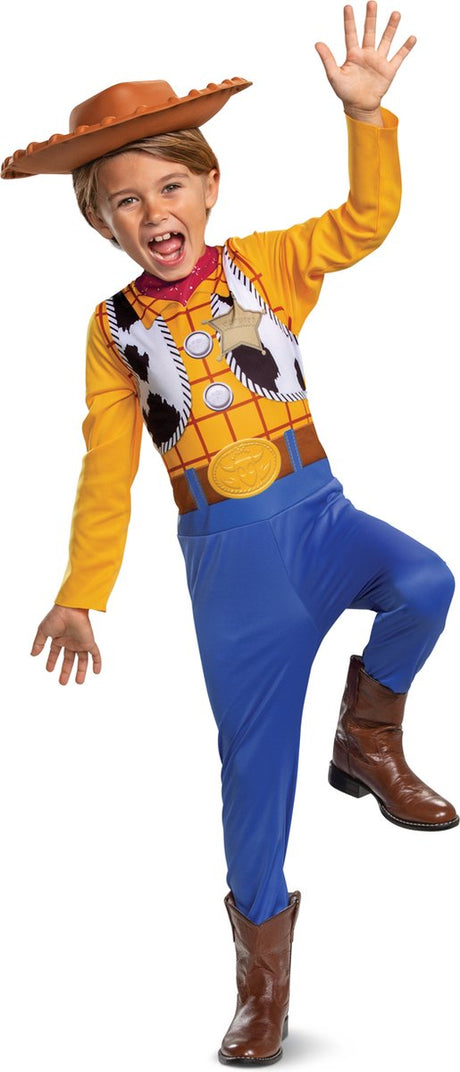 Déguisement Disney - Toy Story 4, Woody Classic, taille XS (3-4 ans), garçon