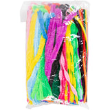 Creativ company chenille, l: 30 cm, épaisseur 6-15 mm, différentes couleurs, 500 div 1 boîte