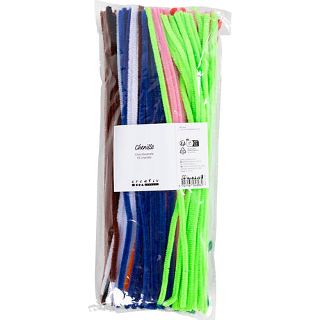 Société créative https: www.ccobby.nl chenille-l-30-cm-thickness-6-mm-diverse-colours-200-div-1-doos
