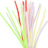 Couleurs pastel du fil de Chenille, 24e.
