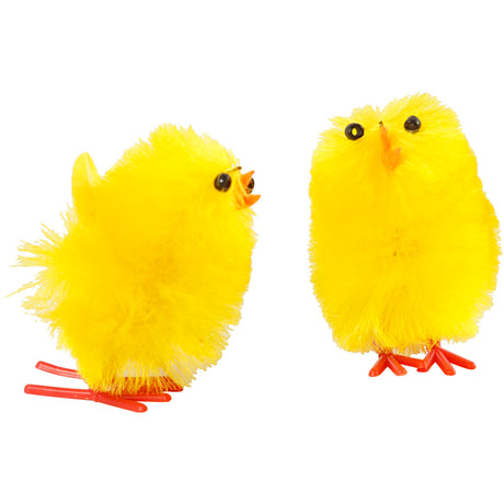 Entreprise créative https: www.ccobby.nl poussins de Pâques-h-30-mm-jaune-12-pièces-1-boîte