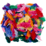 Plumes d'entreprise Creativ de différentes couleurs 7-8cm, 50gr