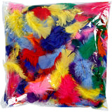 Plumes d'entreprise Creativ de différentes couleurs 7-8cm, 50gr