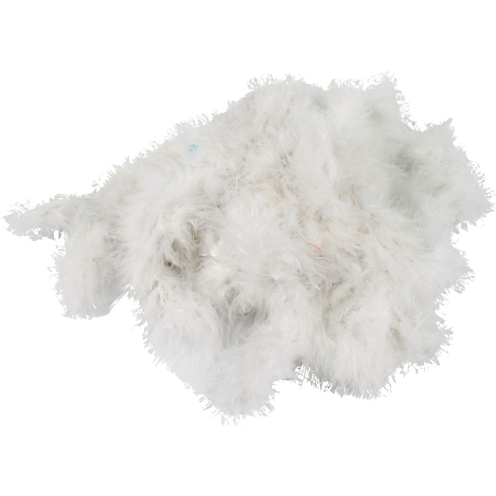 Boa en plumes Creativ company, l: 20-30 mm, blanc, 10 m 1 boîte
