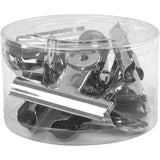 Pince métallique Creativ company, l: 7,5 cm, argent, 6 pièces 1 boîte
