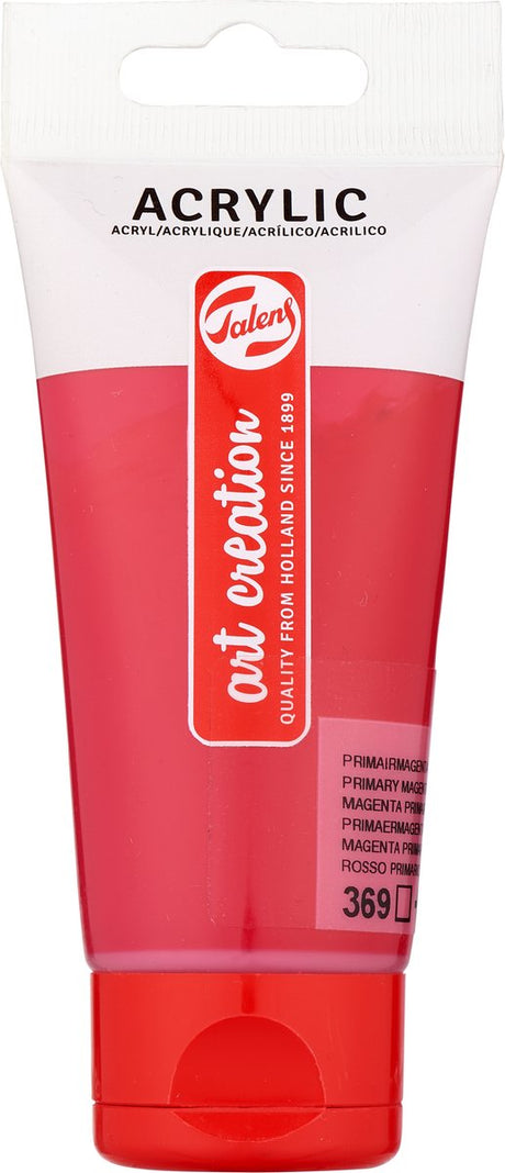 Talens art création peinture acrylique tube 75ml magenta primaire 369
