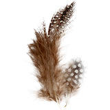 Plumes de pintade Creativ company, env. 100 pièces, marron, 3 g 1 boîte