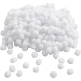 Pompons Creativ company, d 10 mm, blanc, 450 pièces 1 boîte