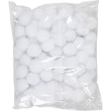 Pompons Creativ company, d 20 mm, blanc, 100 pièces 1 boîte