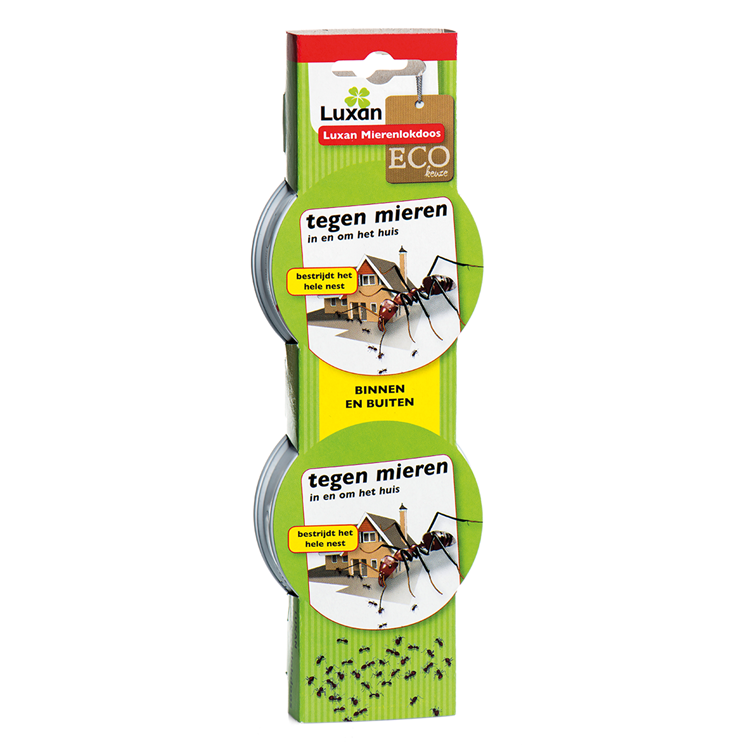 Boîte d'appâts pour fourmis Luxan 2 pcs