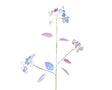 Decoris tsk artificiel irisé 5x15x68cm