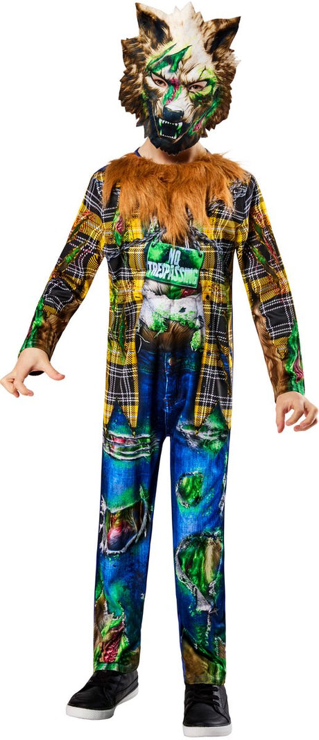 Déguisement enfant loup-garou toxique Rubis - - taille 7-8 ans