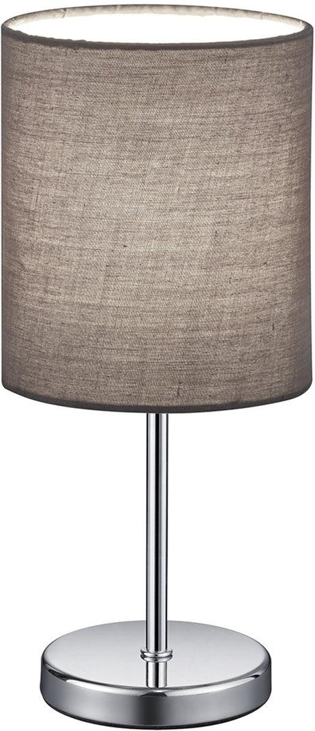 Rl live your light reality jerry - lampe de table - chrome - excl. 1x e14 4,9 w - interrupteur à cordon