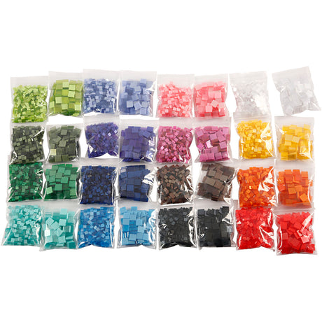 Https : www.ccobby.nl mini-mosaic-size-5x5-10x10-mm-thickness-2-mm-800-gr-32x25-gr-1-box