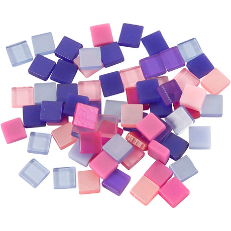 Creativ Company Mini Mosaic Purple 10x10mm, 25 grammes