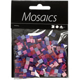 Creativ Company Mini Mosaic Purple 10x10mm, 25 grammes