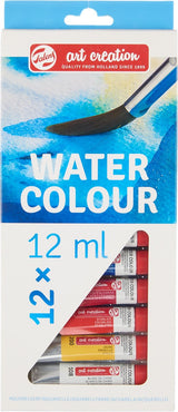 Ensemble de peinture aquarelle Talens art création 12x12ml