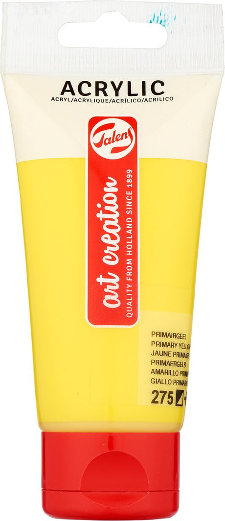 Talens art création peinture acrylique tube 75ml jaune primaire 275