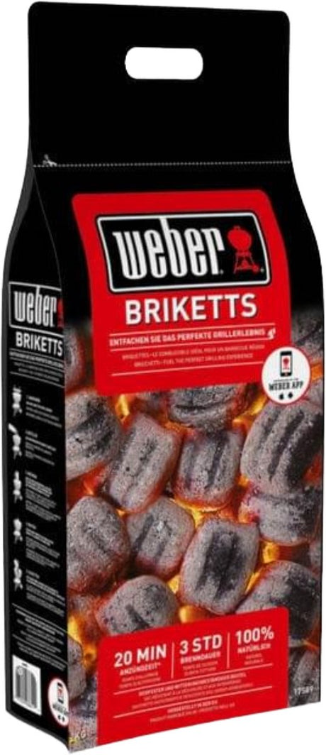 Briquettes Weber pour barbecue 8 kg