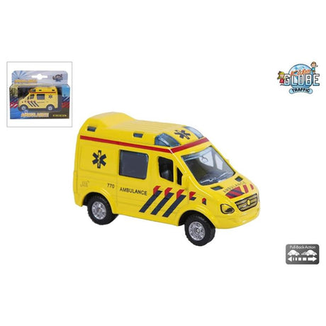 Ambulance moulée sous pression globe pour enfants nl