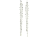 Decoris Pendentif de Noël glaçon paillettes 14cm 2 pcs.