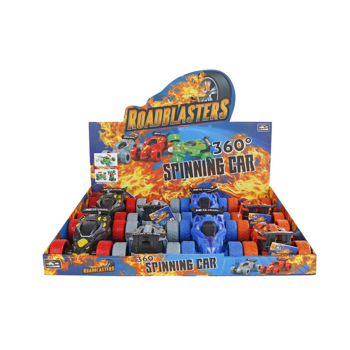 Voiture tournante Roadblasters 360 13,5 cm