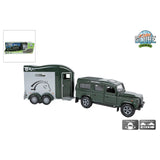 Globe terrestre enfant land rover avec remorque 26cm