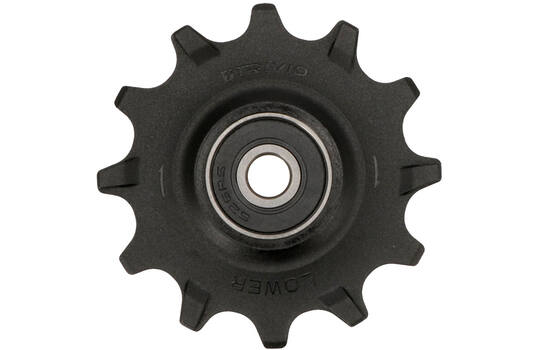 Trivio - roues de dérailleur 12 roulements chromo 14t