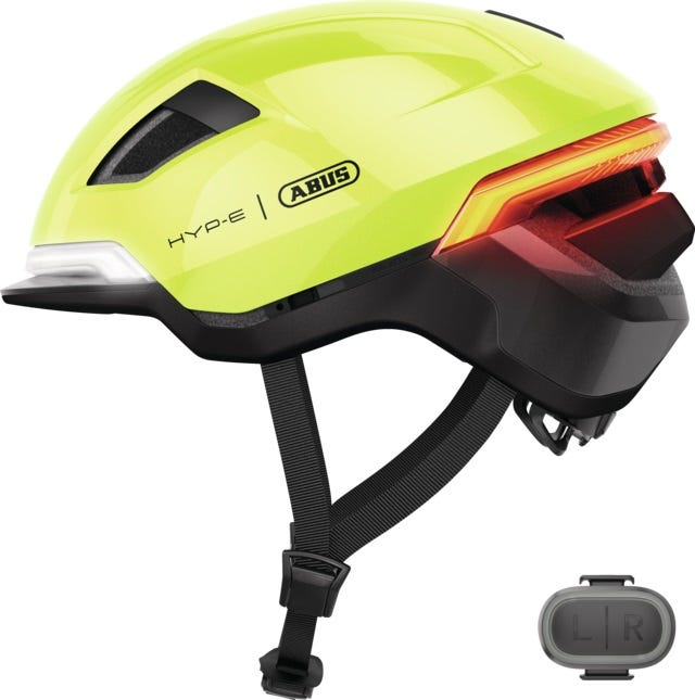 Casque Abus hyp-e jaune signal