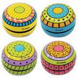 Tin yo-yo's. funky party. 3 assortie. 6+