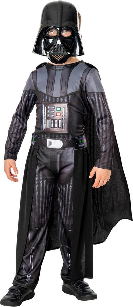 Rubies Royaume-Uni Déguisement Star Wars Dark Vador Deluxe pour enfant Taille 122-128