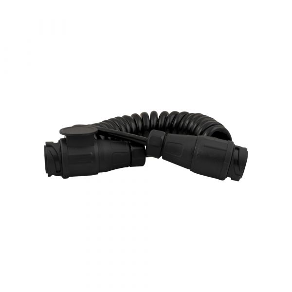 Câble spiralé pour équipement de remorque 13p. fiche