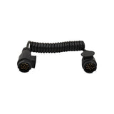 Câble spiralé pour équipement de remorque 13p. fiche