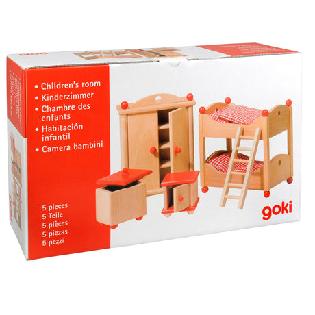 Meubles de maison de poupée Goki pour chambre d'enfant