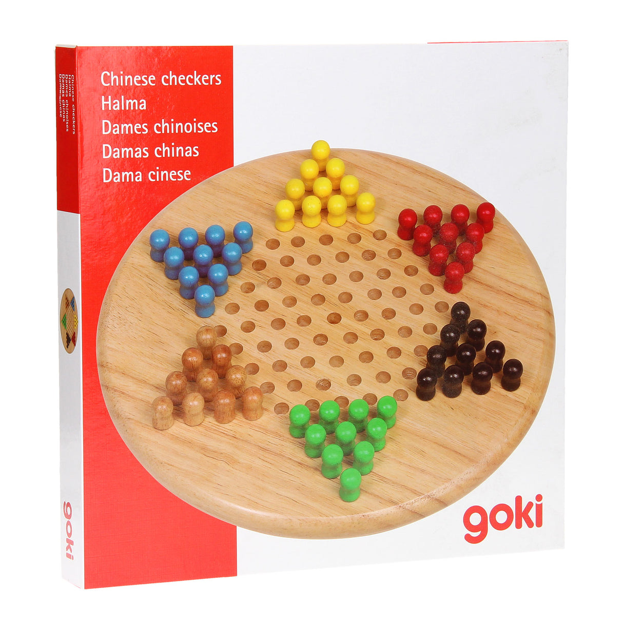 Halma en bois Goki