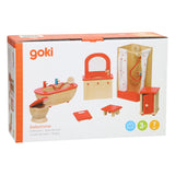 Goki dollhouse möbler badrum