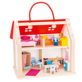 Varigne Goki Wooden Dollhouse avec accessoires