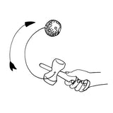 Goki kendama rouge. 17 cm. 4+