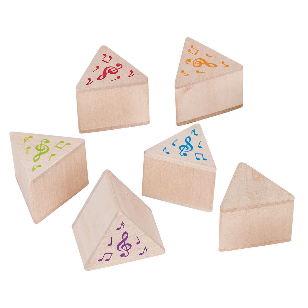 Mémo Goki en bois avec son, 12 pcs.