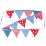 Goki Cotton Flag Line Blue Red