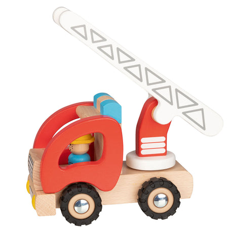 Goki Wooden Fire Brigade Ladder Car