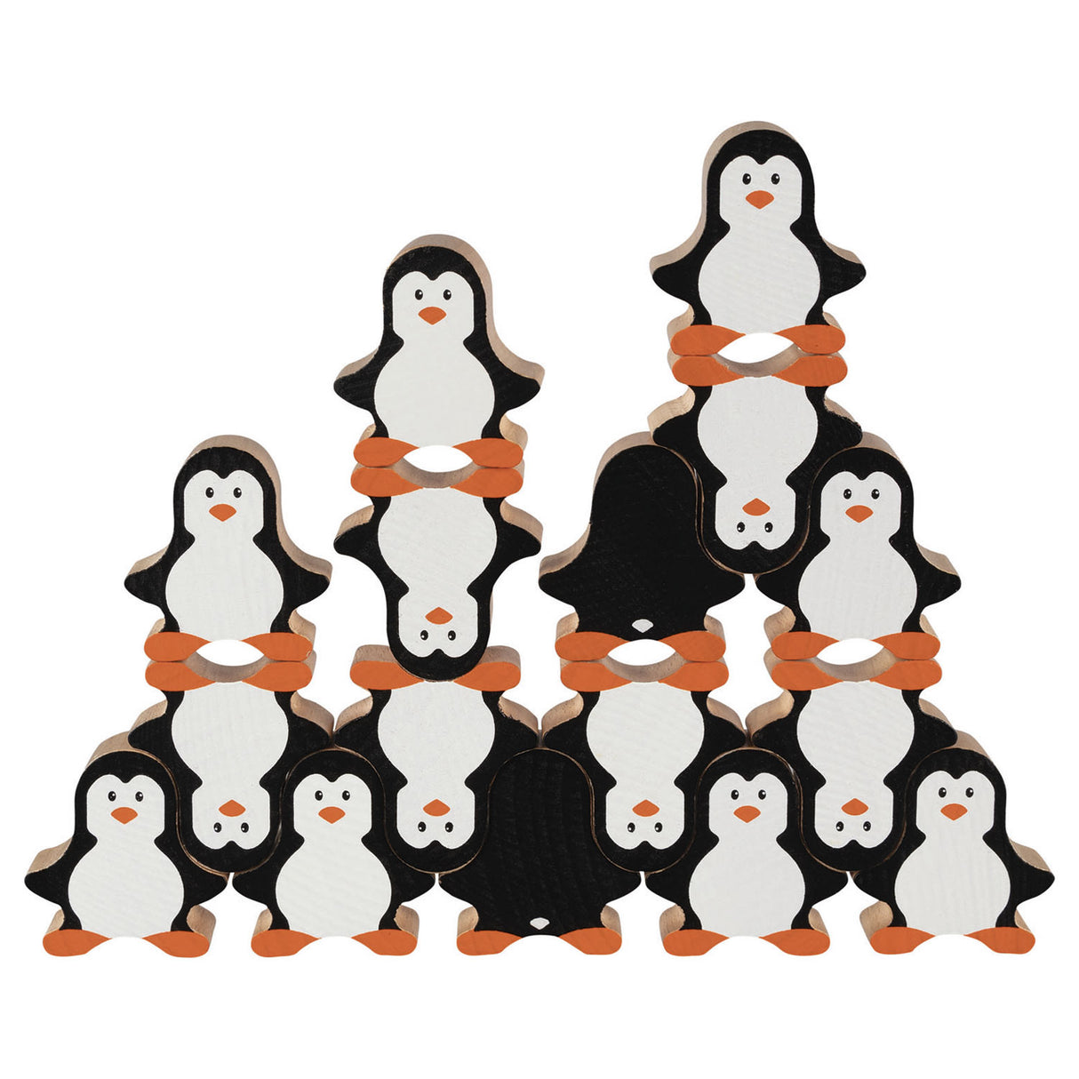 Goki Wooden Stacking Game Pinguin