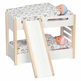 Lit superposé pour poupée en bois Goki avec toboggan