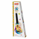 Goki ukulélé en bois flower power