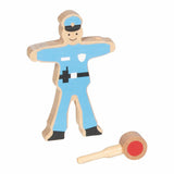 Ensemble de panneaux de signalisation en bois Goki - 21 pièces.