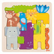 Safari puzzle en bois Goki, 11 pièces.
